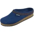 Produktbild: Stegmann Filz Clogs Hausschuh aus Wolle, Flexibles Kork-Latex-Fußbett, Bester Tragekomfort und optimale Passform - Dunkelblau - 40