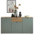 Produktbild: Sideboard Memphis Grün/Eiche Artisan