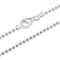 Produktbild: Unique Kugelkette 925 Silber 2,2mm Silberkette für Damen und Herren