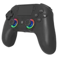 Produktbild: SUBSONIC - Kabelloser Controller für PS5 mit programmierbaren Paddles und LEDs, Vibrations- und Touch-Funktion - PS5 Controller Schwarz