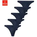 Produktbild: H.I.S String Herren Unterhose (Packung, 5-St) in Baumwollstretch-Qualität blau 7 (XL)