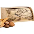 Produktbild: Ecosa EO-5040 Brotbox mit Rolldeckel aus Bambus