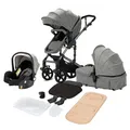 Produktbild: KIDUKU® 3 in 1 Kombi-Kinderwagen Buggy Reisebuggy inkl. Auto- Babyschale Faltbar