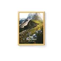 Produktbild: KHG Premium-Bilderrahmen 21x30 cm Gold, stabile Glasfront & Kunststoff-Rahmen für Fotos, Poster, Zertifikate & Collagen