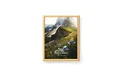 Produktbild: KHG Bilderrahmen 21x30 cm Gold, für 1 Bilder (stabile Glasfront & Kunststoff-Rahmen, 1 St), für Fotos, Poster, Zertifikate & Collagen, Steckanbringung für Hoch- und Querformat