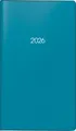 Produktbild: BRUNNEN Taschenkalender 753 2026 | ca. A6, Kunststoff, petrol, 2 Seiten/1 Monat