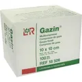 Produktbild: GAZIN Mullkomp.10x10 cm unsteril 8fach Op, 100 St PZN 03959418