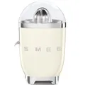Produktbild: Smeg, Elektrische Zitruspresse CJF11CREU, tropfsicherer Auslauf und Universalkegel, rutschfeste Stellfüße, Filtersieb und Presskegel aus Edelstahl, 70 W, Creme