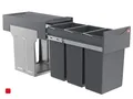 Produktbild: Hailo AS Terzett 10/10/10 dunkelgrau - 3666131 Einbau Abfalltrennsystem