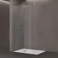 Produktbild: doporro Luxus Duschwand für Dusche Duschabtrennung 50x200cm Walk-In Dusche 10mm ESG-Sicherheitsglas Klarglas inkl. Nanobeschichtung Bremen02K