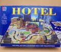 Produktbild: MB Hotel Brettspiel komplett, mit 2 Laternen, 1996 blaue Ausgabe