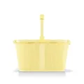 Produktbild: reisenthel carrybag frame mesh lemon – Stabiler Einkaufskorb mit viel Stauraum und praktischer Innentasche – Elegantes und wasserabweisendes Design