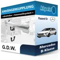 Produktbild: G.D.W. Anhängekupplung abnehmbar passend für Mercedes B-Klasse 01.2019-jetzt neu