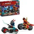 Produktbild: LEGO NINJAGO Kais Motorradrennen - Spielzeug mit 2 Ninja-Bikes und 2 Minifiguren - Bau- und Action-Set für Kinder - Kleines Geschenk für Jungen und Mädchen ab 6 Jahren - 71838