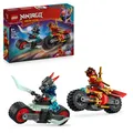 Produktbild: LEGO NINJAGO Kai’s Motorcycle Speed Race Set - 2 Ninja Motorbike Toy (US IMPORT)