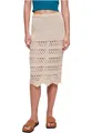 Produktbild: Urban Classics Damen Rock Ladies 3/4 Crochet Knit Skirt softseagrass XL