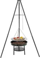 Produktbild: Tepro Holzkohlegrill Schwenkgrill Cary, BxTxH: 110x110x162 cm