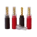 Produktbild: 4 x Dynavox Bananenstecker vergoldet / High-End Gold Plated BFA Banana Plug