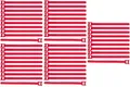 Produktbild: 50 x Klettkabelbinder 200 x 25 mm Rot Klett Kabelbinder Kabel-Klettband - Wiederverschliessbar/Wiederverwendbar (50, 200 x 25 mm Rot)