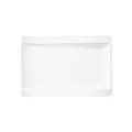Produktbild: Villeroy & Boch New Wave Flach Teller, Eckig, Porcelain, Weiß, Gourmetteller 37 x 25 cm, 4
