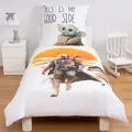 Produktbild: Disney Home Mandolorian Bettwäsche-Set 2 teilig - Bettwäsche 140x200 und Kopfkissenbezug 65x65-100% Baumwolle Super Weich - Doppelseitiger Kinder Bettwäsche für Jungen