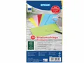 Produktbild: 500 farbige Briefumschläge DIN Lang bunte Umschläge 110 X 220 mm ohne Fenster