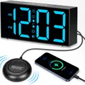 Produktbild: Wecker Laut für Tiefschläfer Vibrationswecker Digitaler Wecker mit Vibrations...