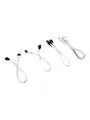 Produktbild: Corsair Premium Sleeved I/O Cable Extension Kit - White