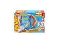 Produktbild: Mattel JFH36 - Hot Wheels - Spiral-Sprung Trackset mit Korkenzieher-Looping, anpassbarer Stunt-Sprung & 1:64 Fahrzeug