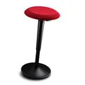 Produktbild: Sedus se:fit, Ergonomischer Hocker, Stehhocker, Stehsitz, Stehhilfe, Rot, Schwarz, Kunststoff, Gummifuß, 53-80 cm Höhenverstellbar