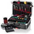 Produktbild: Knipex 00 21 06 M Werkzeugkoffer BIG Basic Move Mechanik Metallscharniere