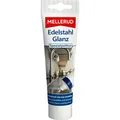 Produktbild: MELLERUD Edelstahl Glanz Spezialpolitur | 1 x 75 ml | Wirkungsvolle Politur-Paste gegen Schmutz, Rost, Fett und vieles mehr auf allen Edelstahloberflächen im Innen- und Außenbereich