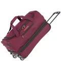 Produktbild: Travelite Reisetasche mit Rollen Basics erw. 51l bordeaux 096275 70