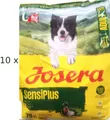 Produktbild: 10 x 900 g Josera SensiPlus (€ 5,99/kg) mit Ente Sensitive Hundefutter, trocken