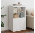 Produktbild: vidaXL Sideboard vidaXL Sideboard mit LED-Leuchten Weiß 60,5x37x100 cm
