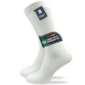 Produktbild: GAWILO Herren Socken aus 100% Baumwolle (8 Paar) | Ohne drückende Naht | Baumwollsocken mit verstärkter Ferse & Fußspitze (43-46, weiß)