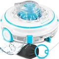 Produktbild: KESSER® Poolroboter Poolreiniger Akku Aqua-9000 inkl. Transporttasche Pool Roboter für bis 80m² Pools, Li-Ion Akku max. 75 min, Kabellos Poolsauger Bodenreinigung Vollautomatisch Bodensauger