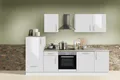 Produktbild: Küchenzeile mit Elektrogeräten White Premium Lack Weiß 280 cm