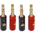 Produktbild: Dynavox Bananenstecker Kunststoff 4 Stück