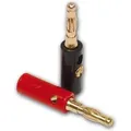 Produktbild: Dynavox Bananenstecker Rot Schwarz 4er-Set Kunststoff