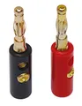 Produktbild: Dynavox Bananenstecker 2 x rot, 2 x schwarz
