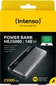 Produktbild: Intenso Powerbank HE25000 PD 3.1 25000 mAh max. 140 W 1x USB Typ A 2x USB-C OUT
