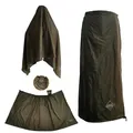 Produktbild: onewind Regenrock für Männer und Frauen Halber Poncho Wasserdicht Ultraleichte Nylon Regenhose Kilt Winddichte Regenbekleidung Liner für Radfahren Reiten Camping Wandern