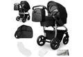 Produktbild: bergsteiger Kombi-Kinderwagen Babywagen Capri 3in1, Kombikinderwagen Komplettset, (10-tlg)