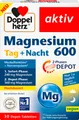 Produktbild: Doppelherz Magnesium 600 Tag & Nacht Depot-Tabletten 30 St, 52,5 g Nahrungsergän