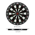 Produktbild: relaxdays Dartscheibe mit Darts schwarz
