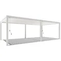 Produktbild: Weide Deluxe Plus Aluminium Pavillon 4 x 8 M Weiß Pergola Freistehend