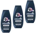 Produktbild: 3x Schauma Pflege Shampoo Silberglanz Anti Gelbstich für graues,blondiertes Haar