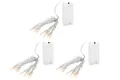 Produktbild: 3 x 10er LED Lichterkette Batterie 1,35m warmweiß Kabel transparent f. Innen Neu