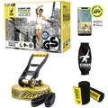 Produktbild: Gibbon Slacklines ClassicLine Komplett-Set inkl. Baumschutz | 25m | TÜV Geprüft | Balance & Spaß mit Trampolin-Effekt | Ergonomische Ratsche | Perfekt für Anfänger und Fortgeschrittene